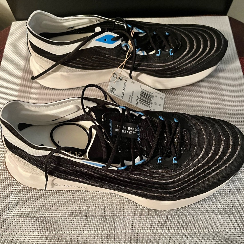 ADIDAS PARLEY X ADIZERO NIB AUTHENTIC WOMEN’S LACE CLOSURE RUNNING SNEAKERS